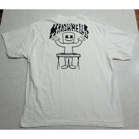 Marshmello Other - DJ Marshmello Official Mellogang 2XL White Grapic T-Shirt NWOT